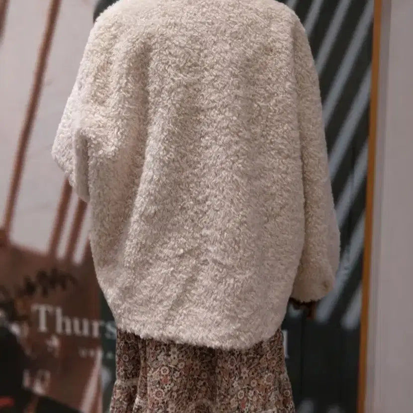 [BUNJANG] Thursday Island M Faux Shearling Jacket / 여성 M 써스데이아일랜드 무스탕 자켓