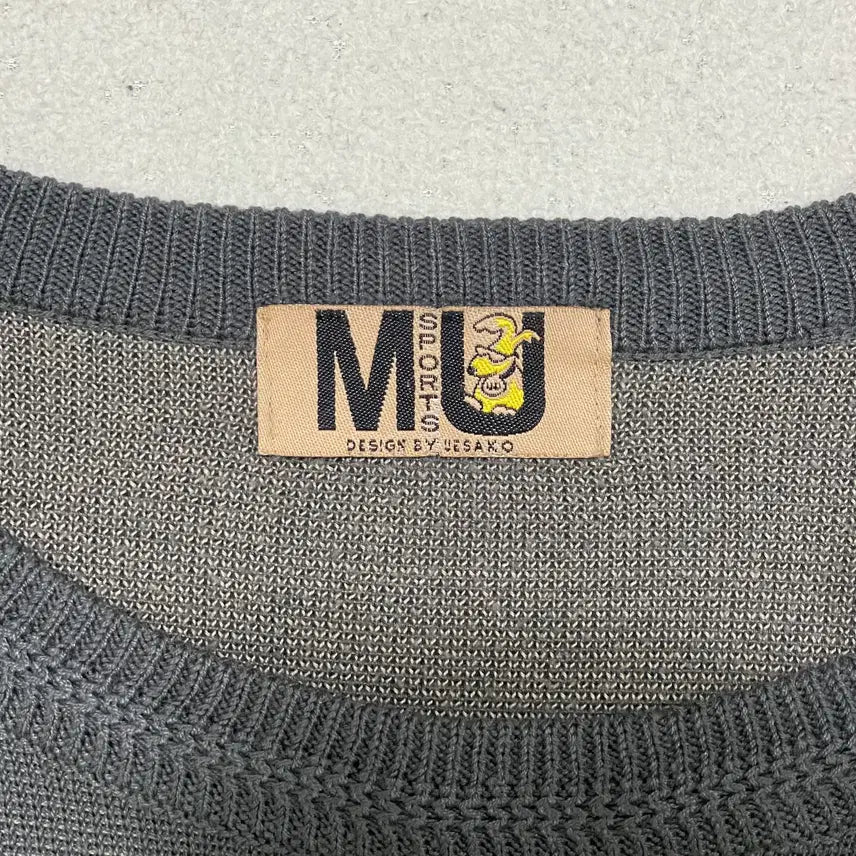 [BUNJANG] MU Embroidered Puppy Knit Sweater / (실측확인) 엠유 강아지 자수 니트 스웨터 0309-1