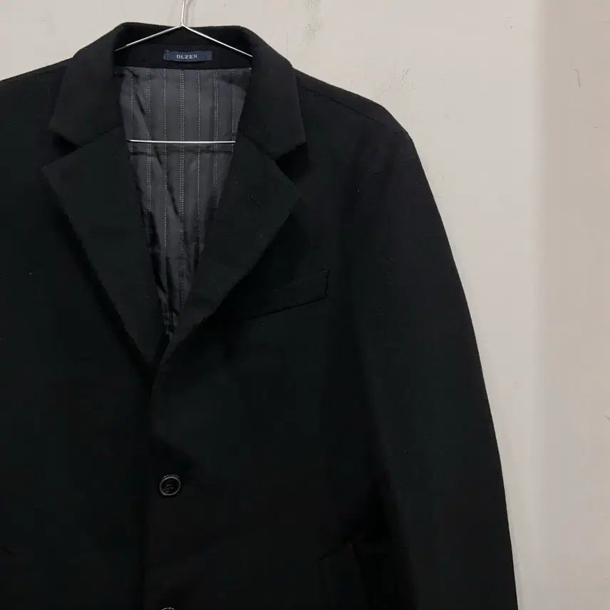 [BUNJANG] OLZEN Cashmere Blend Two-Button Half Coat / 올젠 케시미어블랜드 투버튼 하프코트