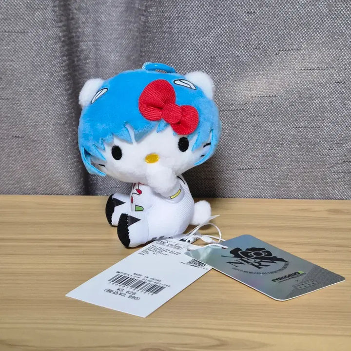 [BUNJANG] Evangelion x Hello Kitty Rei Ayanami Plush Doll (Lowry&