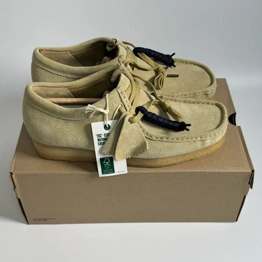 [BUNJANG] Clarks Wallabee Maple Suede Shoes / [UK7 , 255]클락스 왈라비 메이플 스웨이드 새상품
