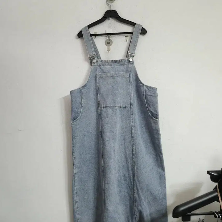 [SOLD OUT] 데님 멜빵 원피스 청멜빵 스커트
