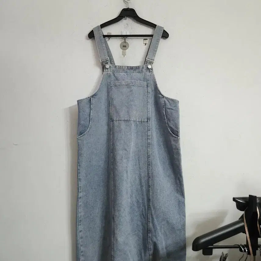 [SOLD OUT] 데님 멜빵 원피스 청멜빵 스커트