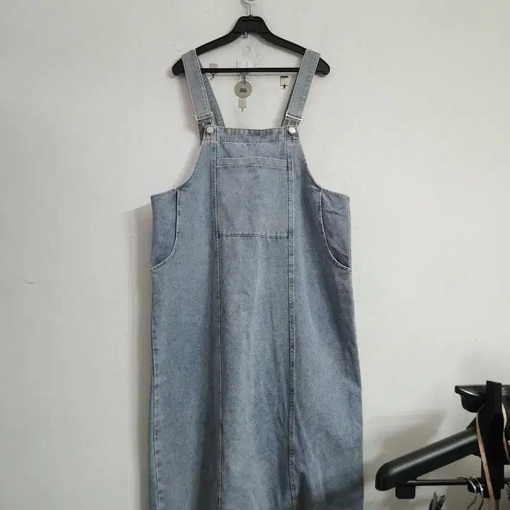 [SOLD OUT] 데님 멜빵 원피스 청멜빵 스커트