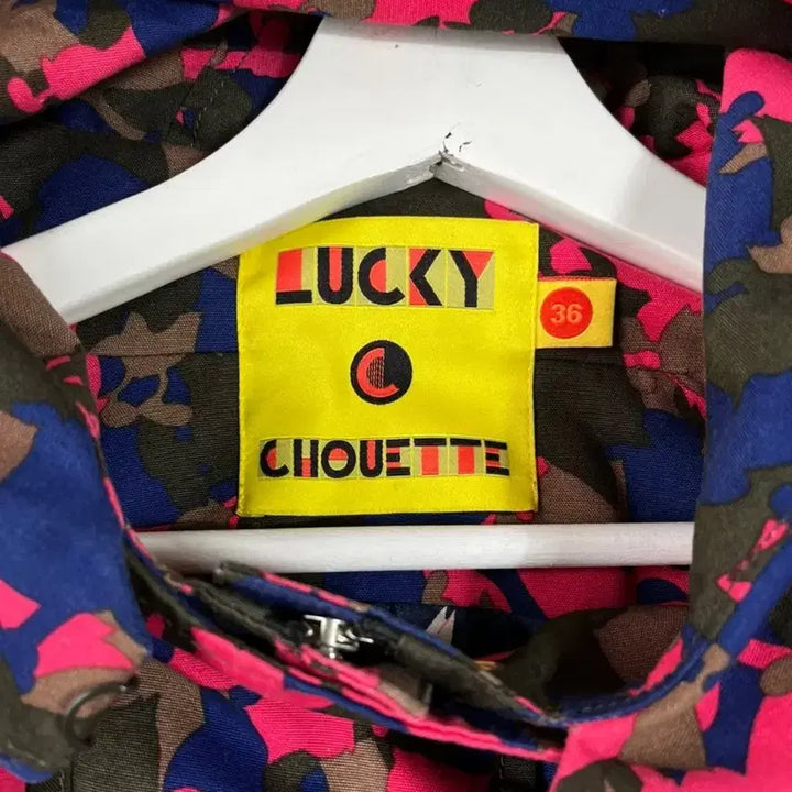 [BUNJANG] Lucky Chouette Camouflage Hooded Field Jacket / 럭키슈에뜨 카모플라쥬 후드 야상 점퍼