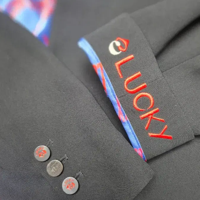 [BUNJANG] Lucky Chouette Black Suit Jacket / A-12 럭키슈에뜨 블랙 정장 자켓 + 포인트 안감