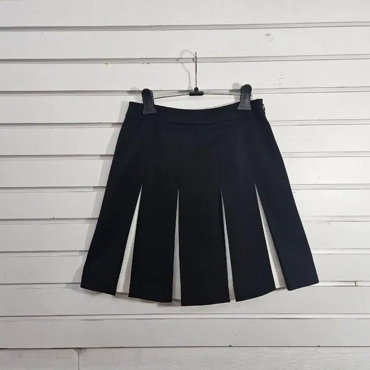 [BUNJANG] Vanilla.B Pleated Midi Skirt / 봄/바닐라비 블랙 아이보리 주름포인트 스커트/보물찾기천사