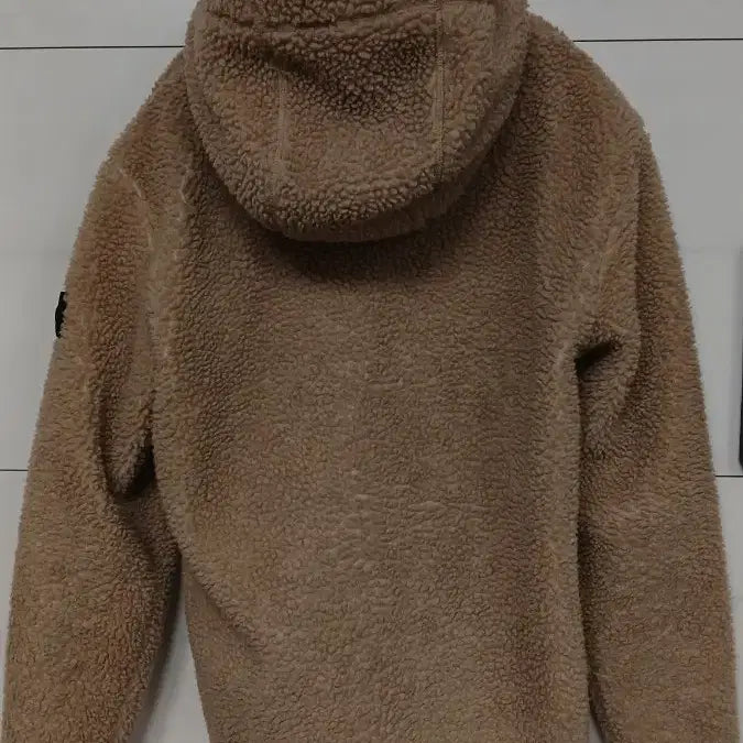 [BUNJANG] National Geographic Fleece Jacket Beige L / 내셔널지오그래픽 뽀글이 플리스 베이지 L사이즈