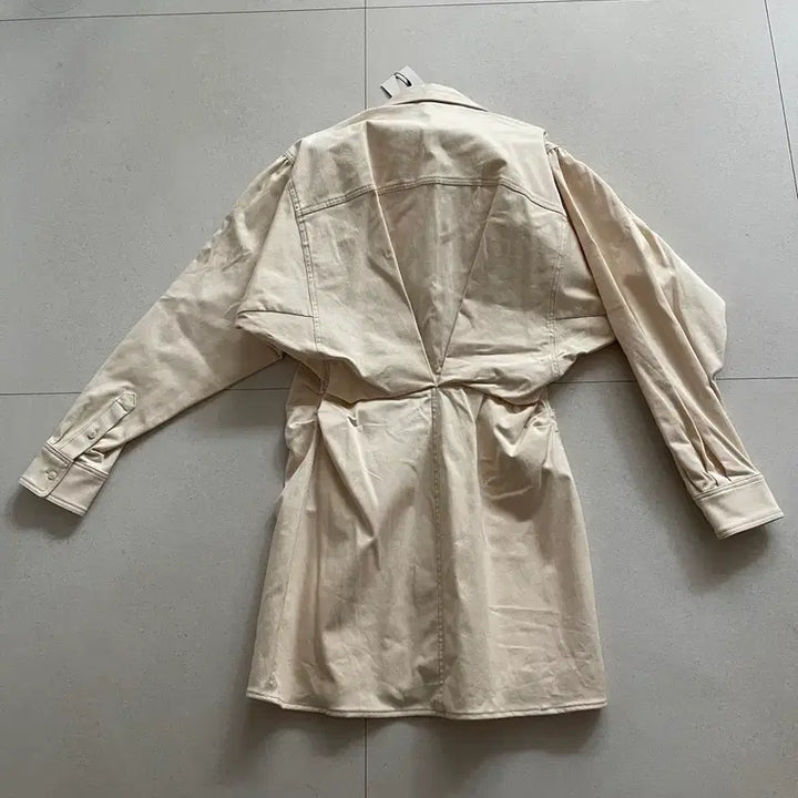 [BUNJANG] ZARA Shirred Mini Dress / 자라 면 셔링 원피스 새상품