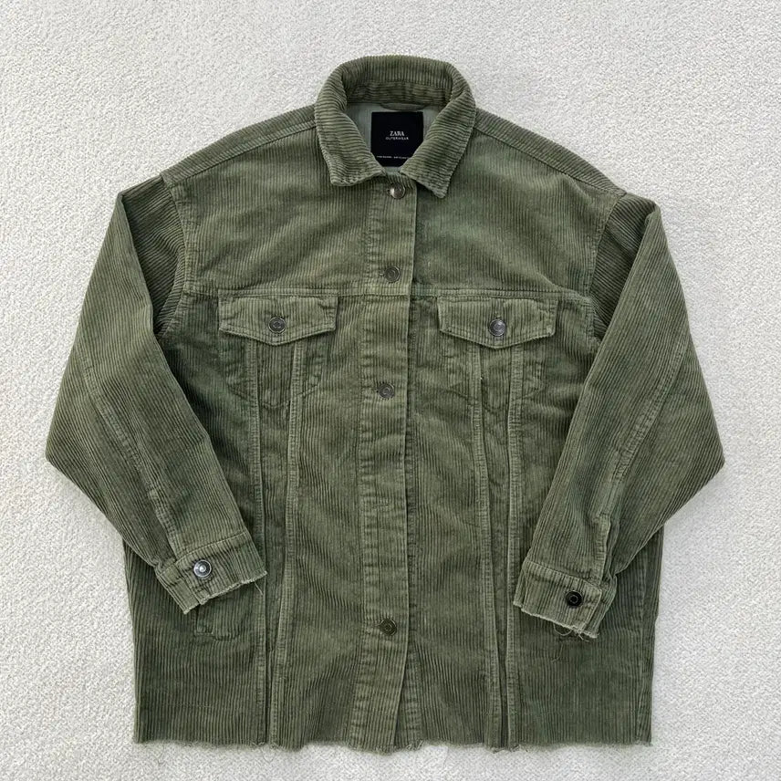 [BUNJANG] ZARA Corduroy Oversized Jacket / XS 자라 코듀로이 오버핏 자켓 0305M