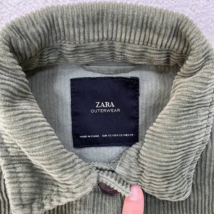 [BUNJANG] ZARA Corduroy Oversized Jacket / XS 자라 코듀로이 오버핏 자켓 0305M