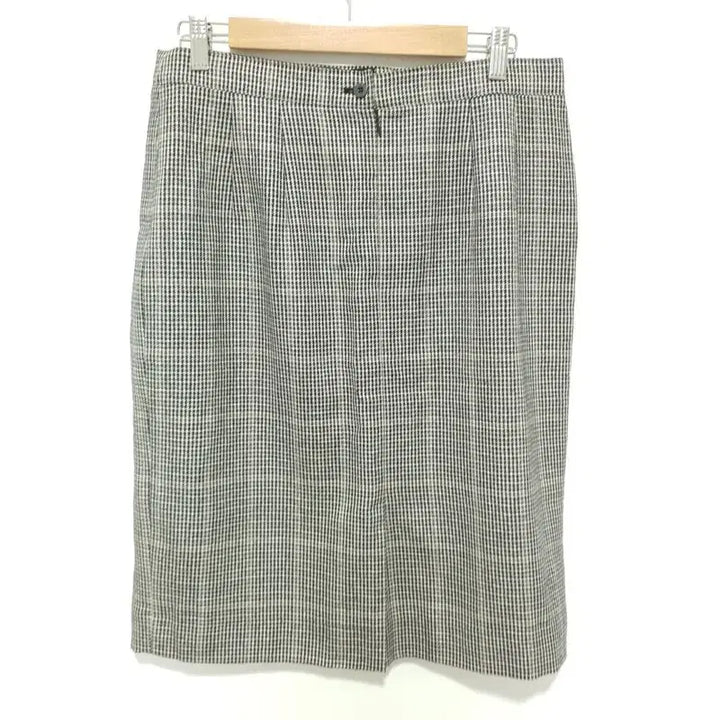 [BUNJANG] Daks Wool Silk Blend Checkered Skirt / 닥스 울 실크 혼방 체크 스커트 82_i5135