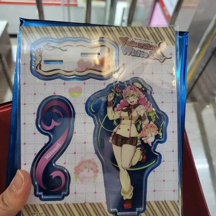 [BUNJANG] Demon Slayer Valentine Acrylic Stand Bundle / 귀멸의칼날 발렌타인 아크릴 미츠리&amp;이노스케&amp;히메지마 일괄 양도