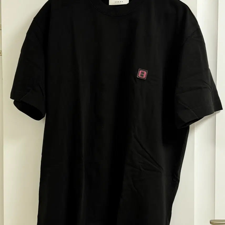 [BUNJANG] Solid Homme Gradient Back Logo Embroidered T-Shirt / 솔리드옴므 그라데이션 백로고 자수 반팔 티셔츠 105 110 솔옴 50