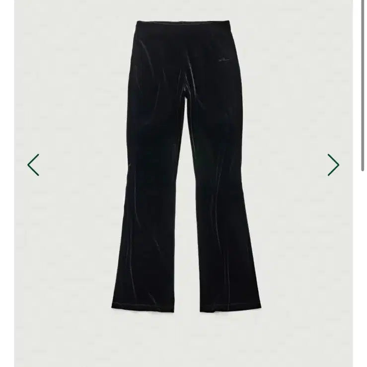 [BUNJANG] Thebarnett Velvet Flare Pants Black / 더바넷 벨벳 플레어 팬츠 블랙