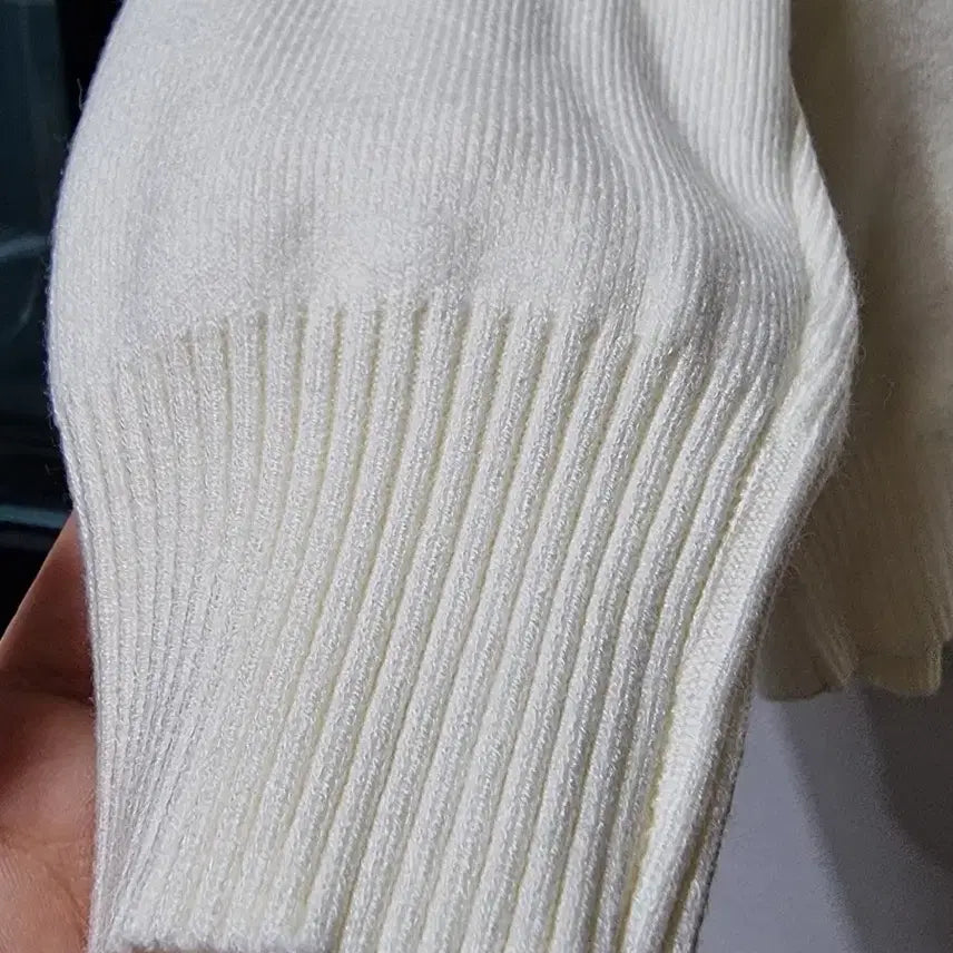 [BUNJANG] Baby Cashmere Ivory Knit Sweater / 25. 베이비 캐시미어 니트 아이보리 새상품