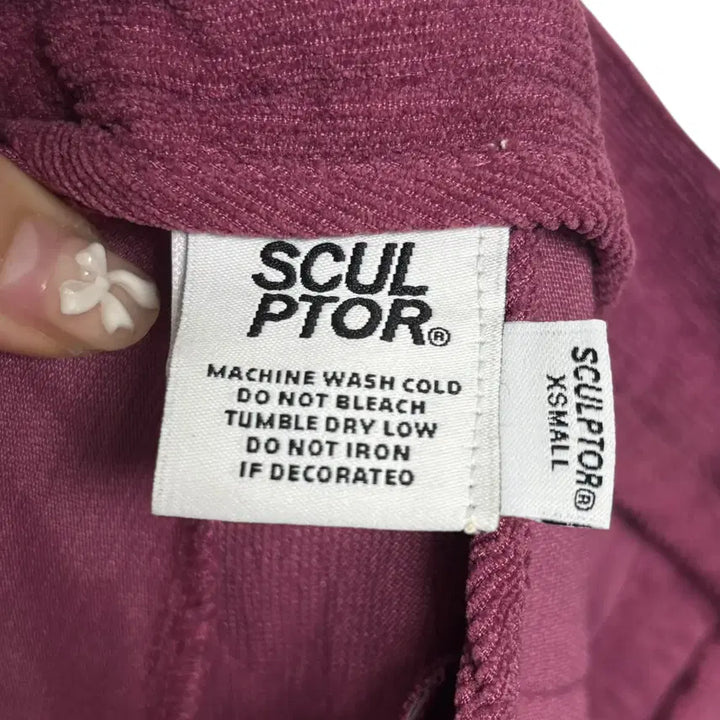 [BUNJANG] Sculptor Pink Wide Pants / 3832 스컬프터 핑크 와이드팬츠