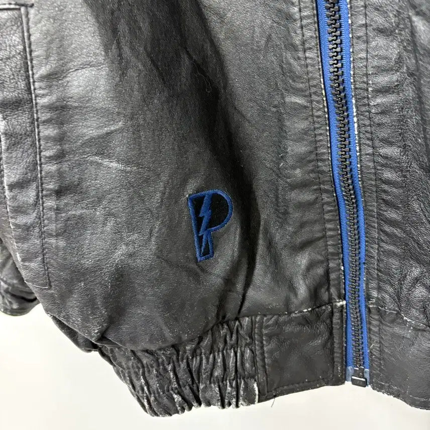 [BUNJANG] Pro Player Orlando Magic Old School Leather Jacket (XL) / 프로플레이어 NBA 올랜도매직 올드스쿨 레더 자켓 A3619
