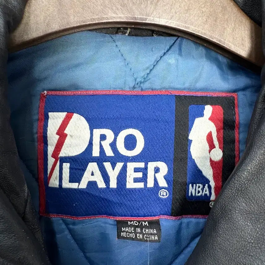 [BUNJANG] Pro Player Orlando Magic Old School Leather Jacket (XL) / 프로플레이어 NBA 올랜도매직 올드스쿨 레더 자켓 A3619