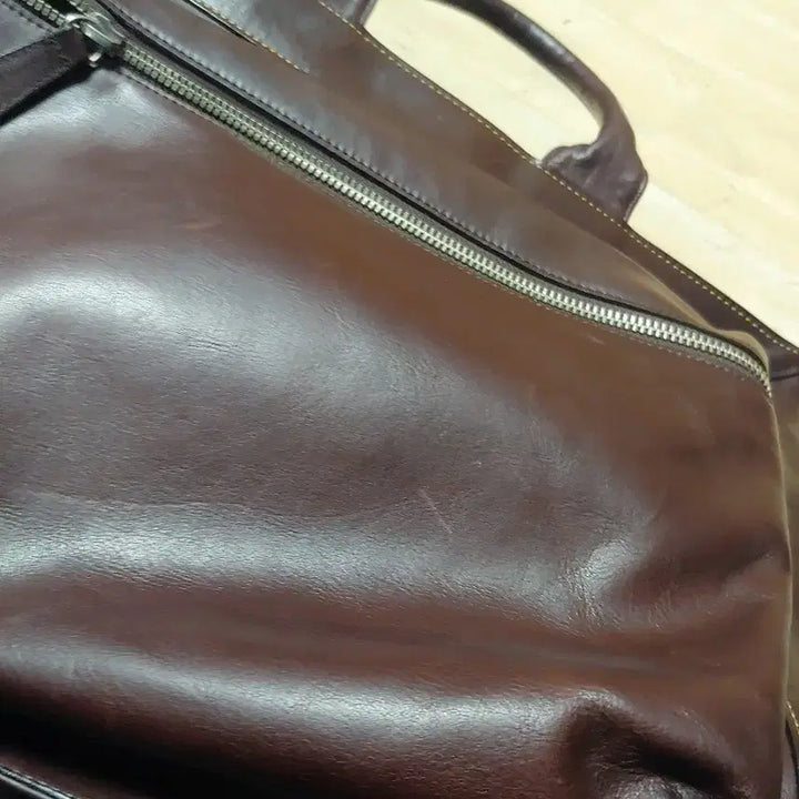 [BUNJANG] Dakota Calfskin Leather Briefcase / 초콜릿 컬러 Dakota 가죽 서류가방 남자가방