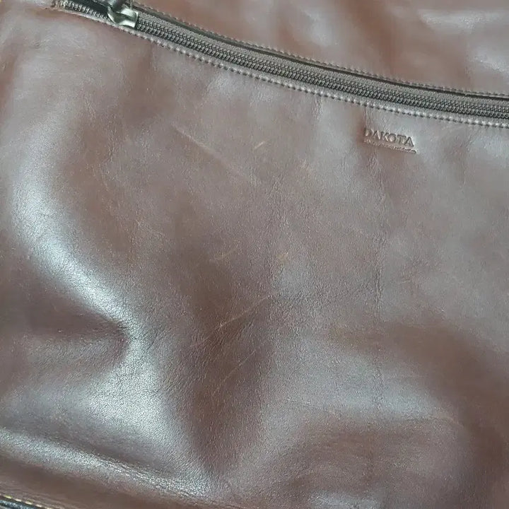 [BUNJANG] Dakota Calfskin Leather Briefcase / 초콜릿 컬러 Dakota 가죽 서류가방 남자가방