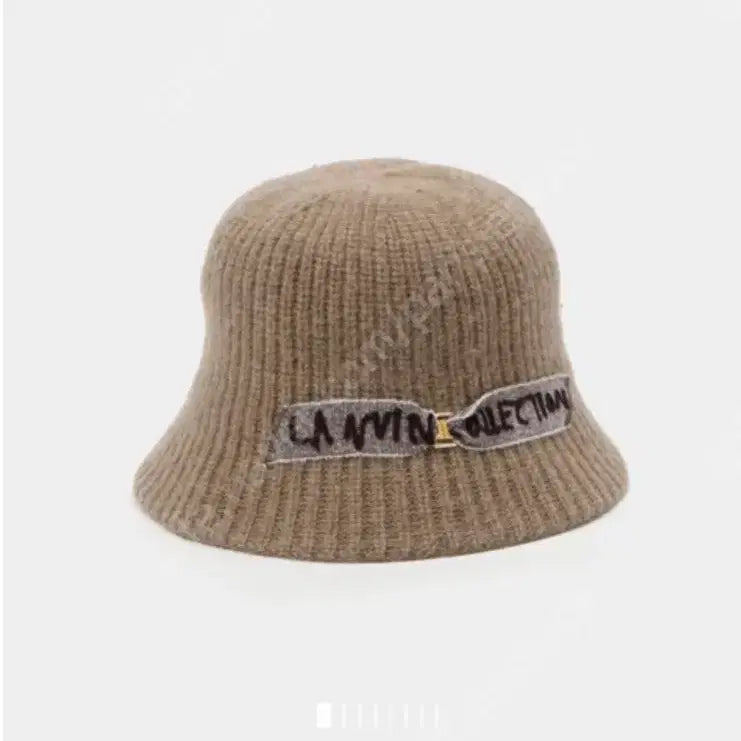 [BUNJANG] Lanvin Collection Wool Blend Emblem Bucket Hat / 랑방컬렉션 울 블렌드 엠블럼 버킷 햇