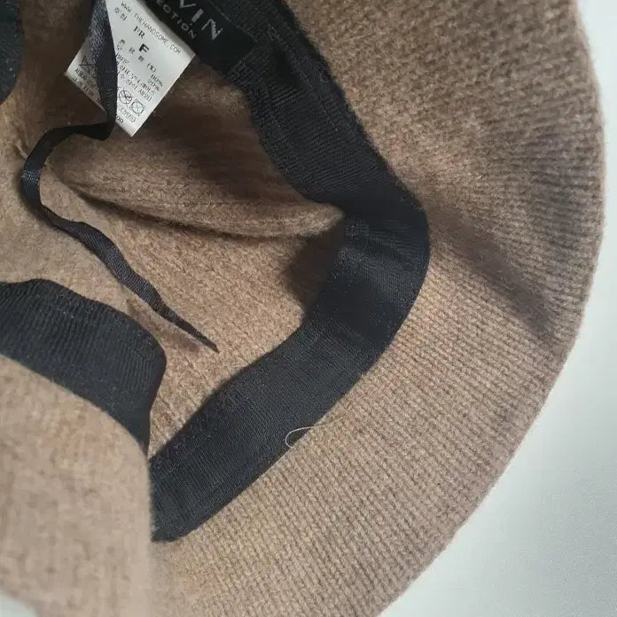 [BUNJANG] Lanvin Collection Wool Blend Emblem Bucket Hat / 랑방컬렉션 울 블렌드 엠블럼 버킷 햇