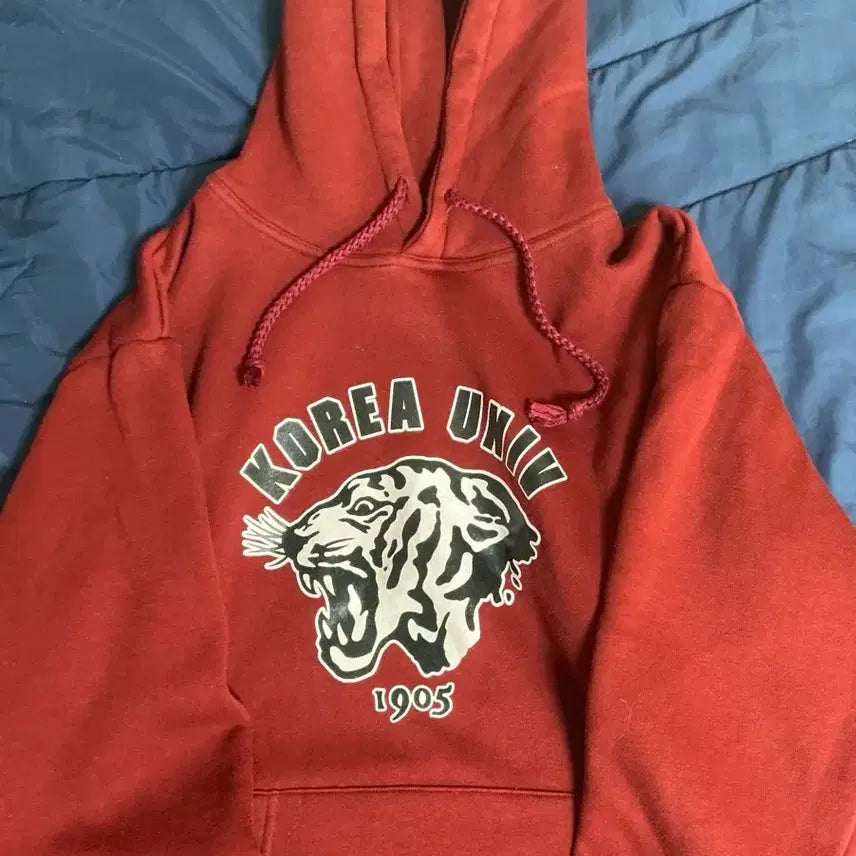 [BUNJANG] Korea University Hoodie Pencil Case Notebook / 고려대학교 후드티 필통 노트