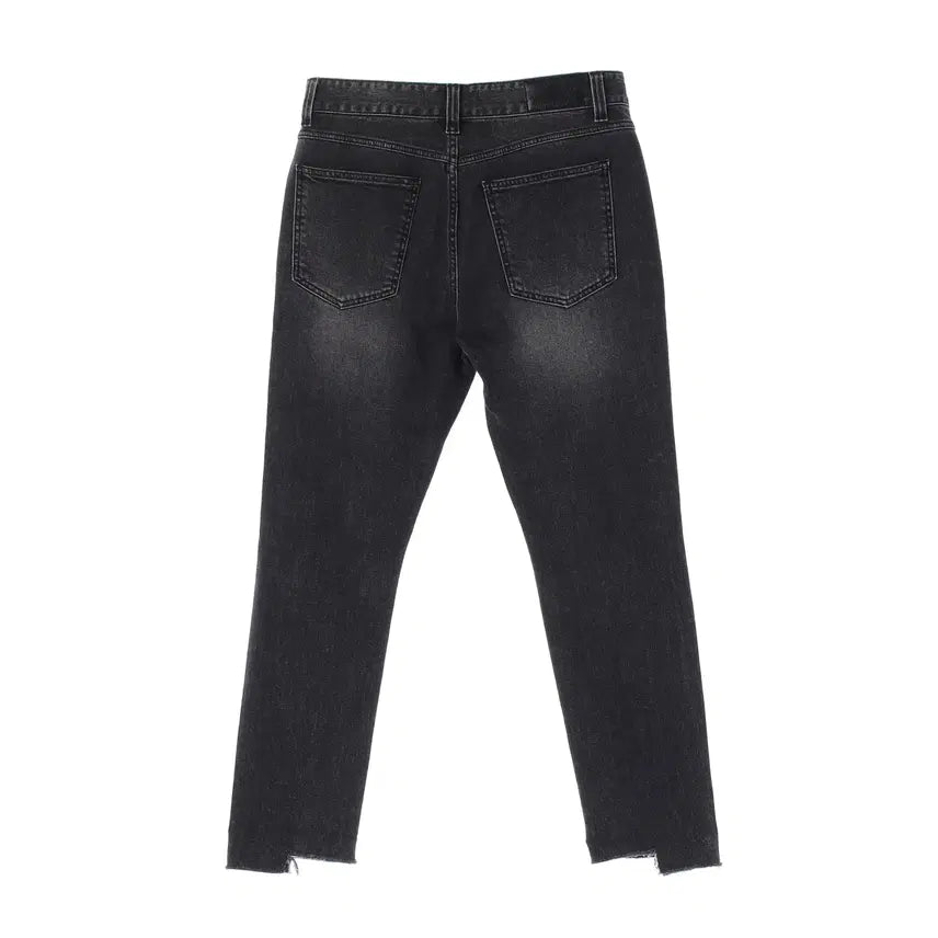 [BUNJANG] PLAC 623 Slim Cropped Washed Denim Jeans / 플랙 623 슬림 크롭 워시드 데님 팬츠 데미지 진