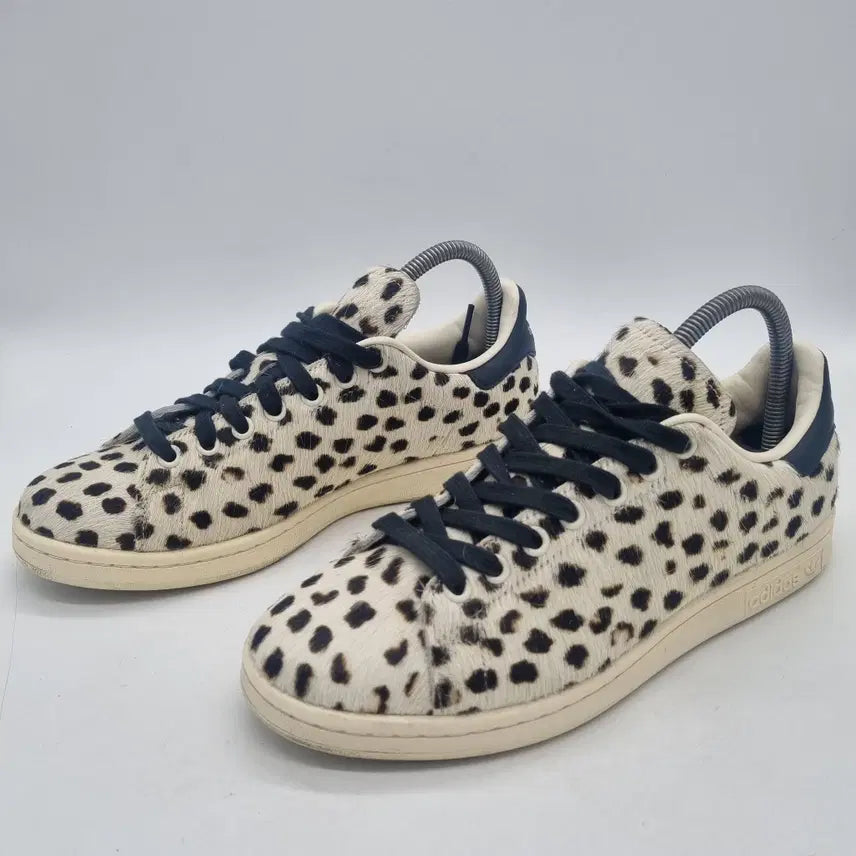 [BUNJANG] Adidas Stan Smith Leopard Print Sneakers / 아디다스 스탠스미스 송치 레오파드 화이트 남성 250mm