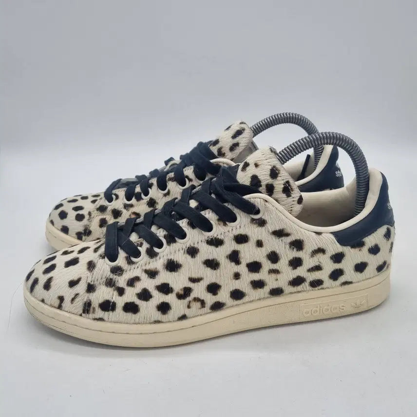 [BUNJANG] Adidas Stan Smith Leopard Print Sneakers / 아디다스 스탠스미스 송치 레오파드 화이트 남성 250mm