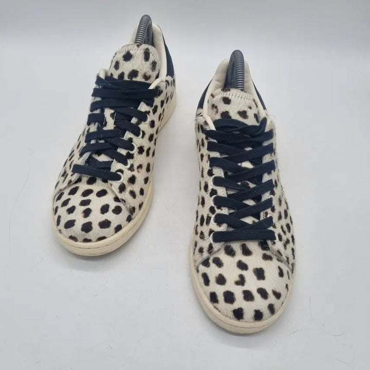 [BUNJANG] Adidas Stan Smith Leopard Print Sneakers / 아디다스 스탠스미스 송치 레오파드 화이트 남성 250mm