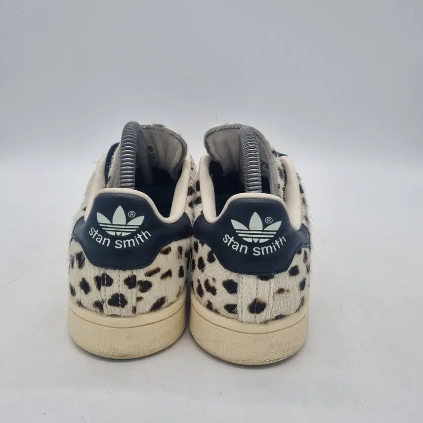 [BUNJANG] Adidas Stan Smith Leopard Print Sneakers / 아디다스 스탠스미스 송치 레오파드 화이트 남성 250mm