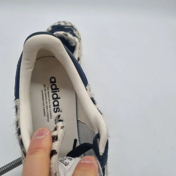[BUNJANG] Adidas Stan Smith Leopard Print Sneakers / 아디다스 스탠스미스 송치 레오파드 화이트 남성 250mm
