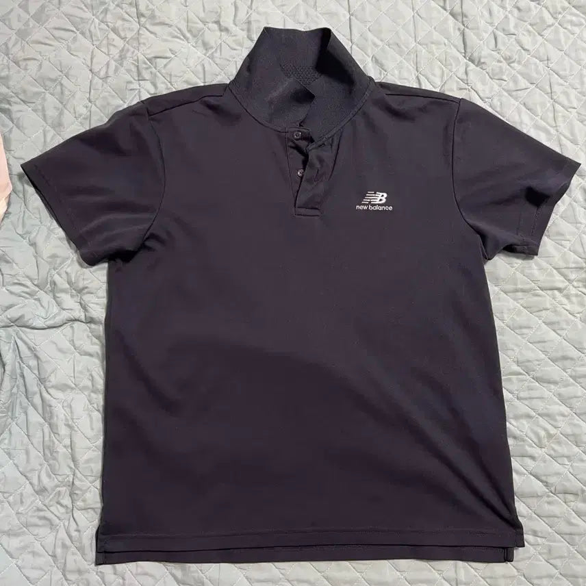 [BUNJANG] New Balance Navy Polo T-Shirt / 뉴발란스 네이비 반팔 폴로 티셔츠