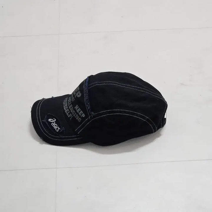 [BUNJANG] Asics Y2K Vintage Damaged Ball Cap / 아식스 Y2K 빈티지 데미지 볼캡