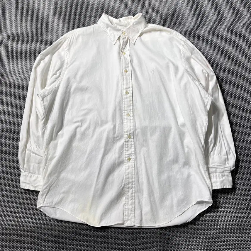 [BUNJANG] Polo White Shirt (Size 115) / 폴로 화이트 셔츠 (115) (OLD-8558)