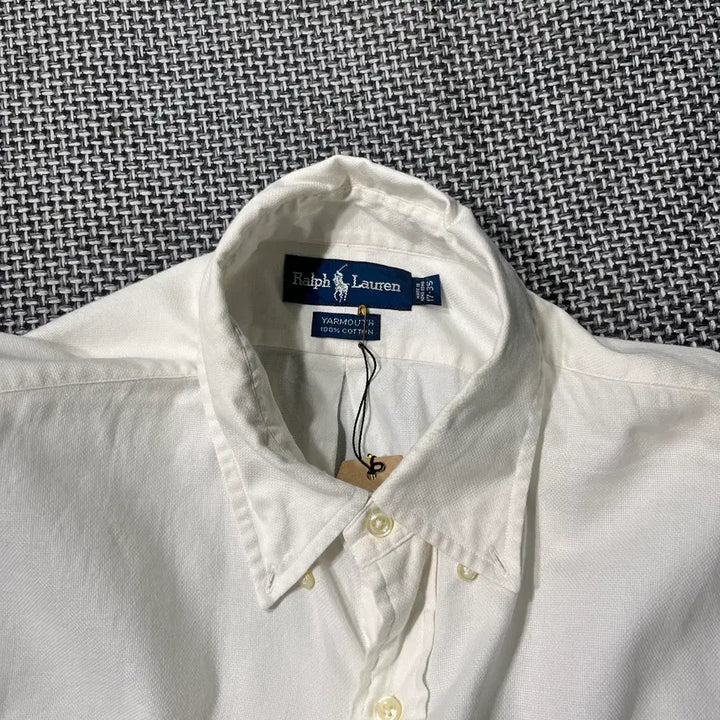 [BUNJANG] Polo White Shirt (Size 115) / 폴로 화이트 셔츠 (115) (OLD-8558)