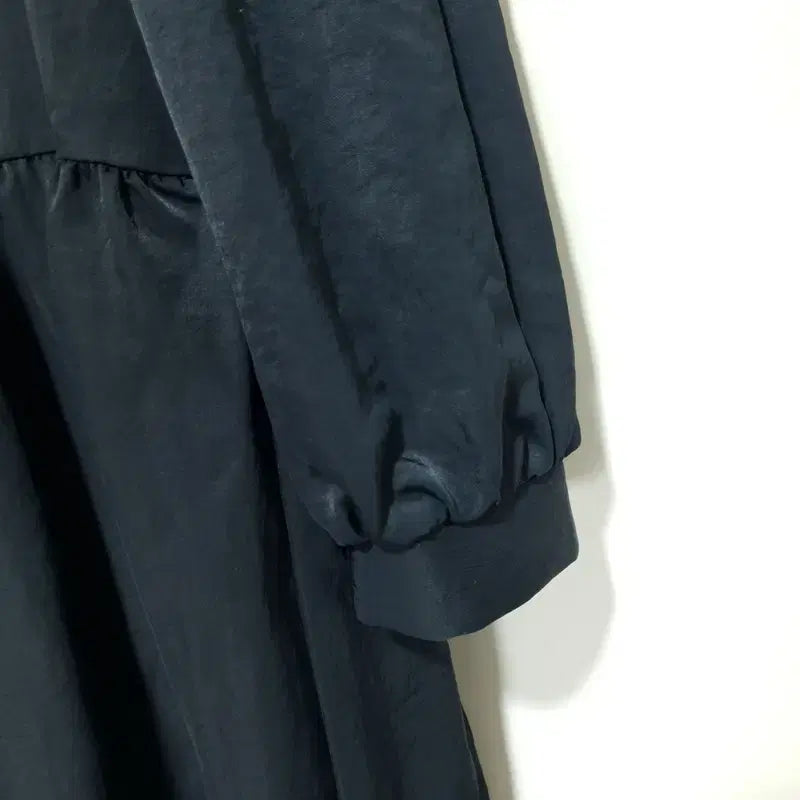 [BUNJANG] Dew E Dew E Wave Collar Dress M0492 / 듀이듀이 웨이브 카라 드레스 S_M0492