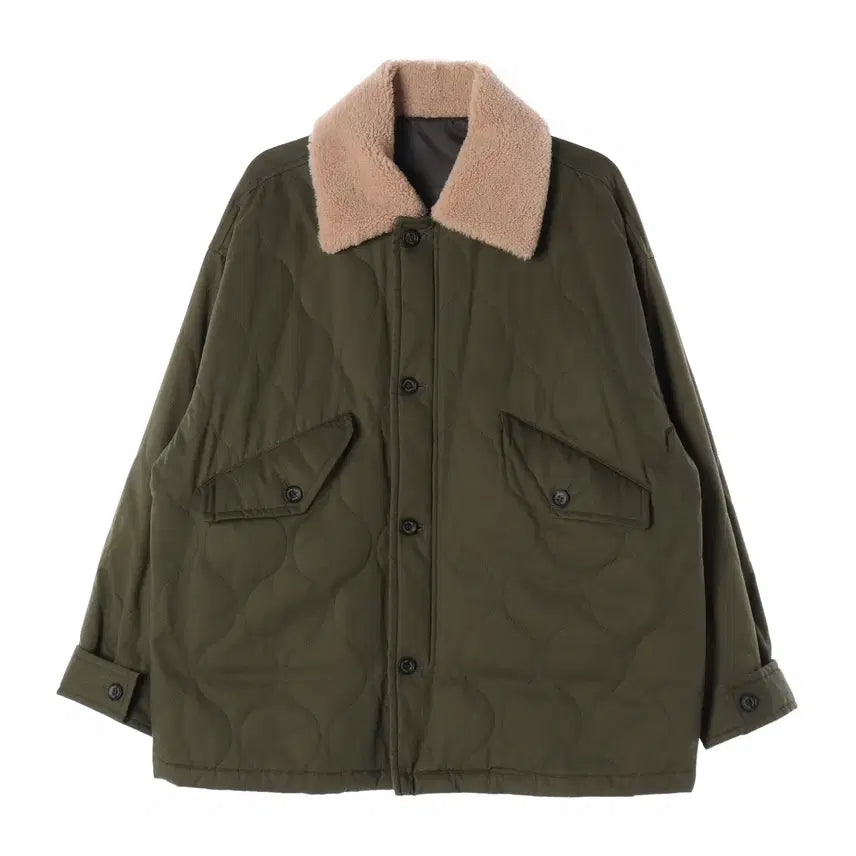 [BUNJANG] Wemayong New Berlin Shearling Quilted Jacket / 위메농 뉴 베를린 시어링 퀼팅 재킷