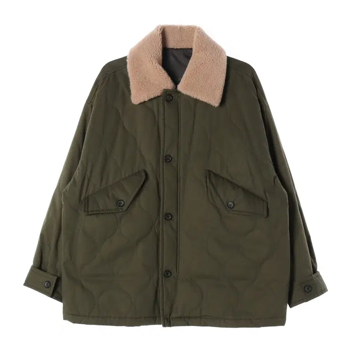 [BUNJANG] Wemayong New Berlin Shearling Quilted Jacket / 위메농 뉴 베를린 시어링 퀼팅 재킷