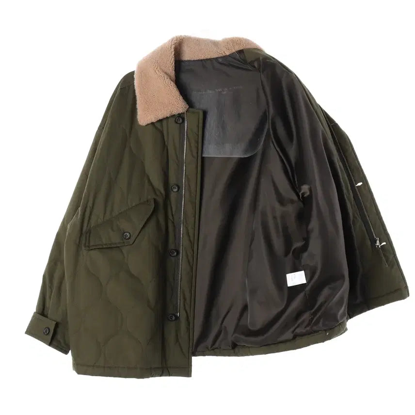 [BUNJANG] Wemayong New Berlin Shearling Quilted Jacket / 위메농 뉴 베를린 시어링 퀼팅 재킷