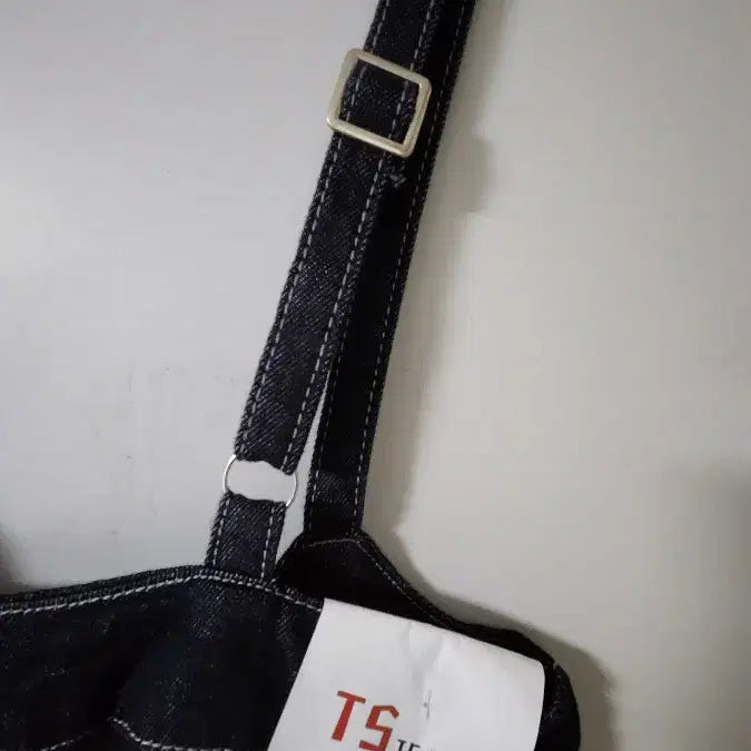 [BUNJANG] Denim Wide Jumpsuit / 데님 멜빵 와이드 팬츠 새상품