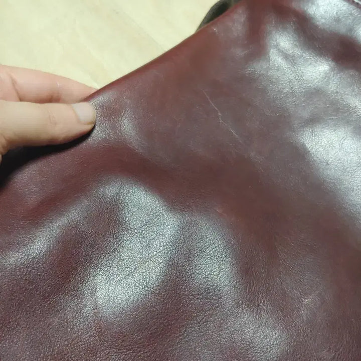 [BUNJANG] Coach Mail Bag M / 소가죽 메일백 코치 버건디 백  L