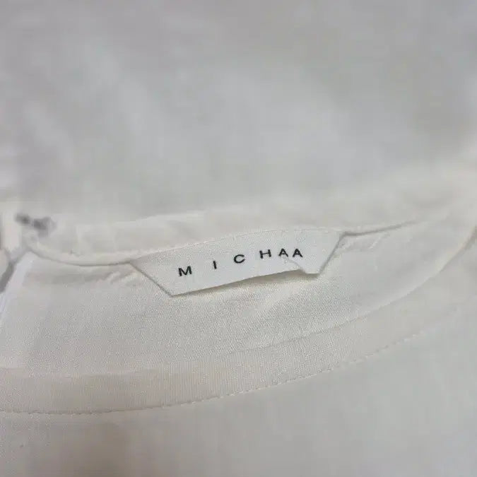 [BUNJANG] Missa Ivory Linen Blouse / A-14 미샤 아이보리 반팔 린넨 블라우스