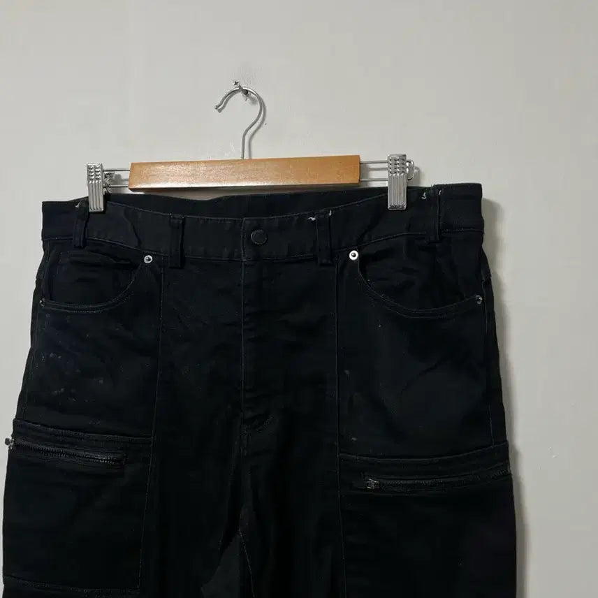 [SOLD OUT] 34 WESTWOOD 스판 블랙진 바지 정품