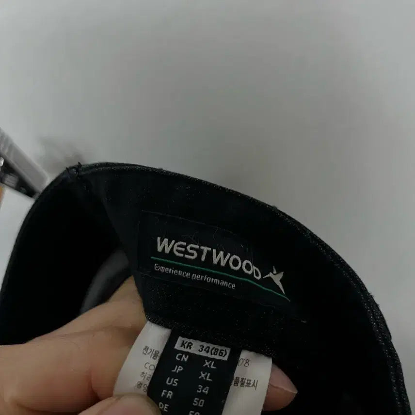[SOLD OUT] 34 WESTWOOD 스판 블랙진 바지 정품