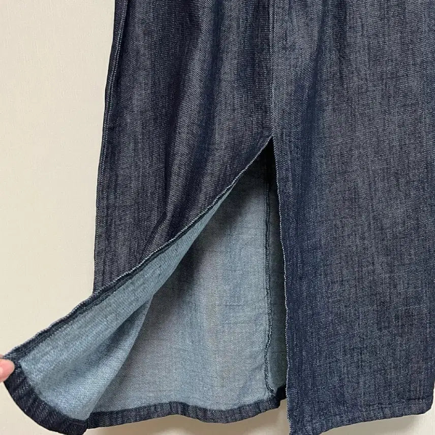 [BUNJANG] Unbranded Raw Denim Long Skirt / 생지 롱스커트