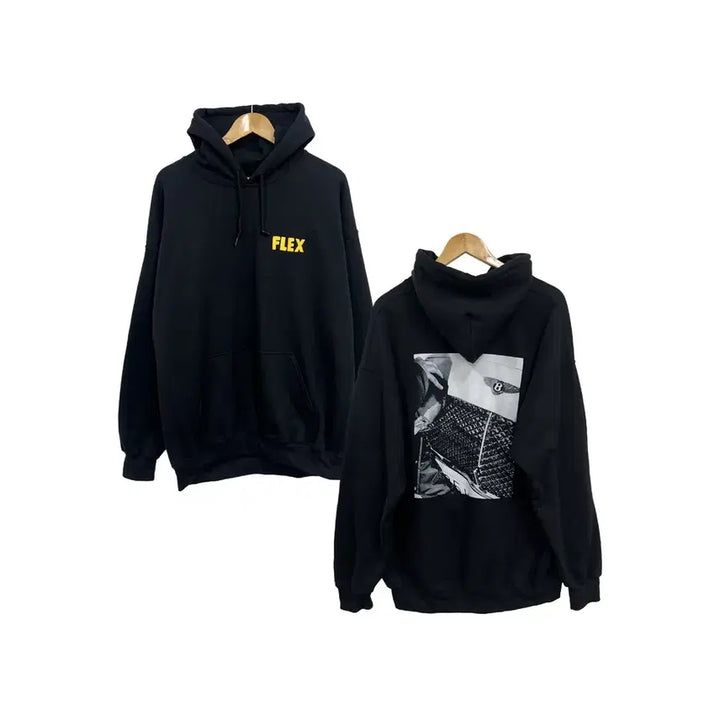 [BUNJANG] Gildan Flex Bentley Printed Pullover Hoodie / [105] 길단 FLEX 플렉스 염따 벤틀리 프린팅 풀오버 후드티