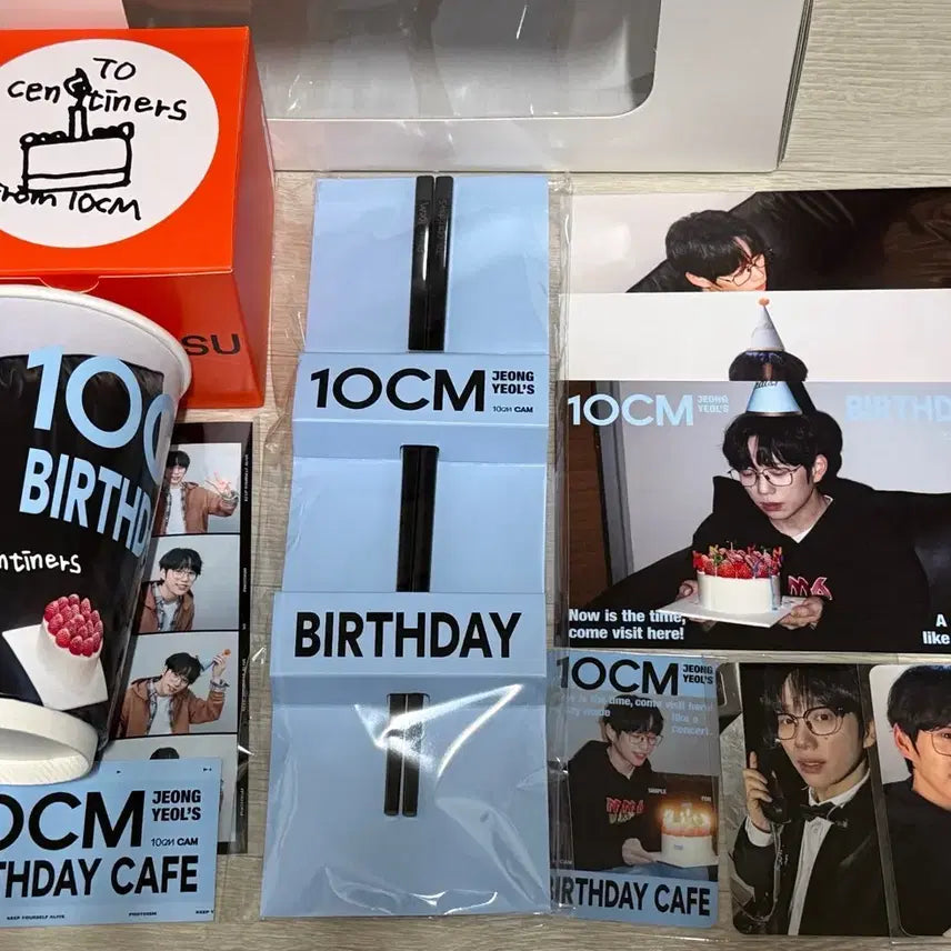 [BUNJANG] 10cm Birthday Cafe Goods Bundle Set / 십센치 생일카페 굿즈 1세트
